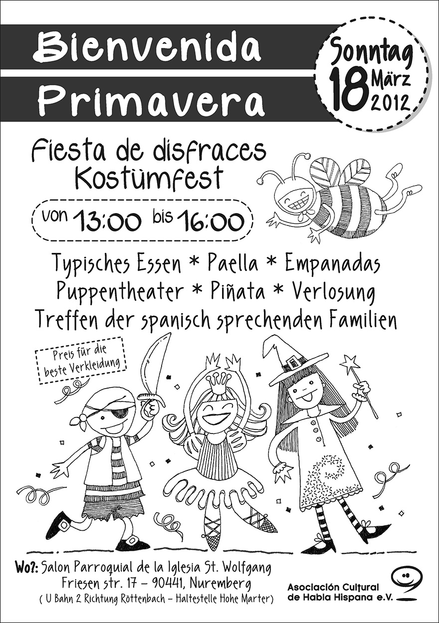 Flyer: Fiesta disfraces acdhh
