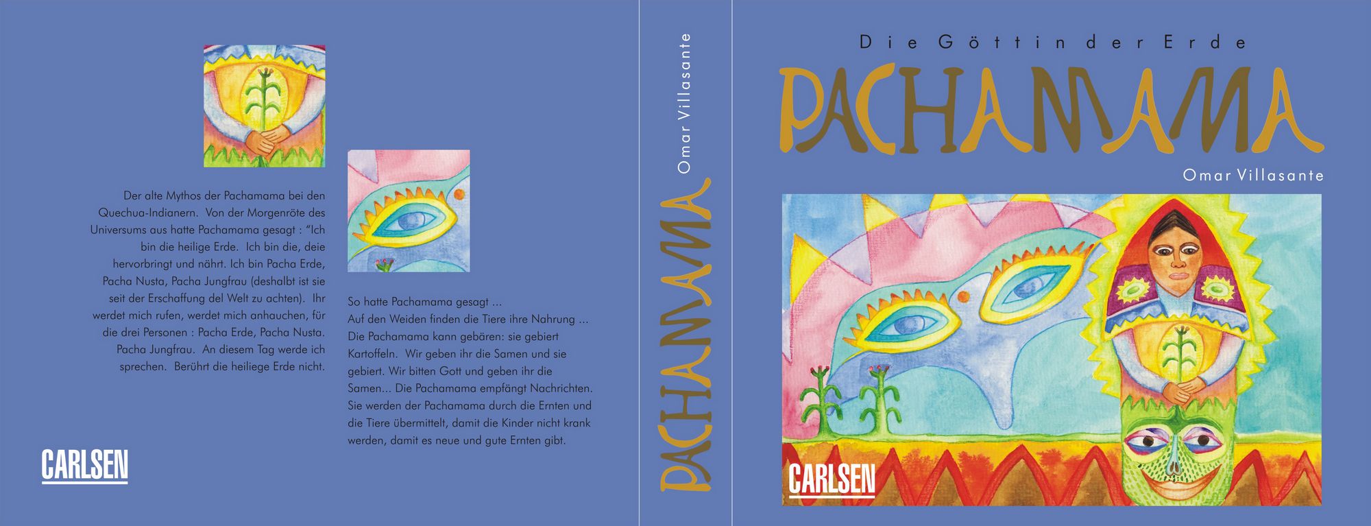 Buchumschlag: Die Göttin der Erde “Pachamama“ (La diosa tierra “Pachamama“)