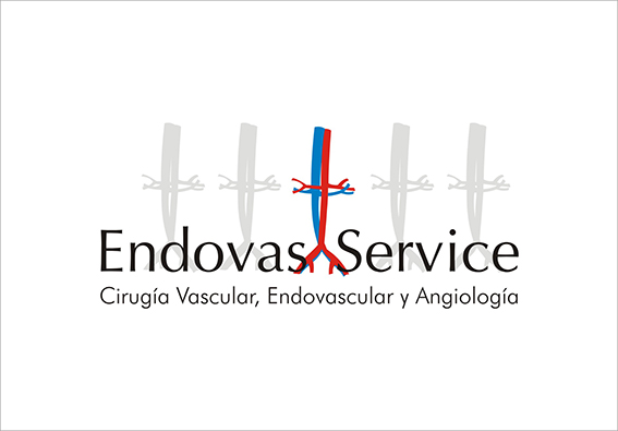 Logo Design Endovas Service Cirugía vascular, endovascular y Angiología. Gefäßchirurg